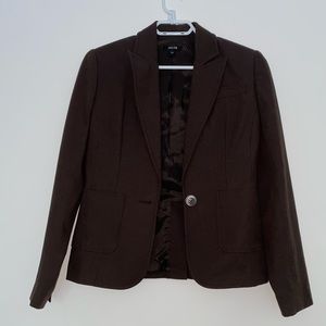 Jacob size 1/2 chocolate brown blazer